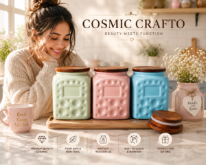 BUBBLE BLISS JAR SET SQUARE