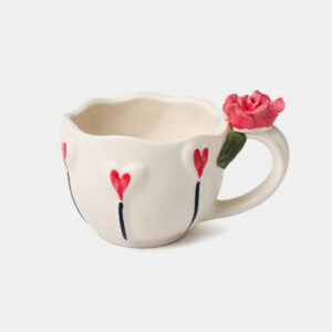Heart Rose Mug